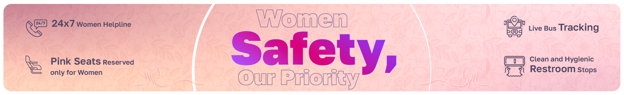 Female Safety Banner