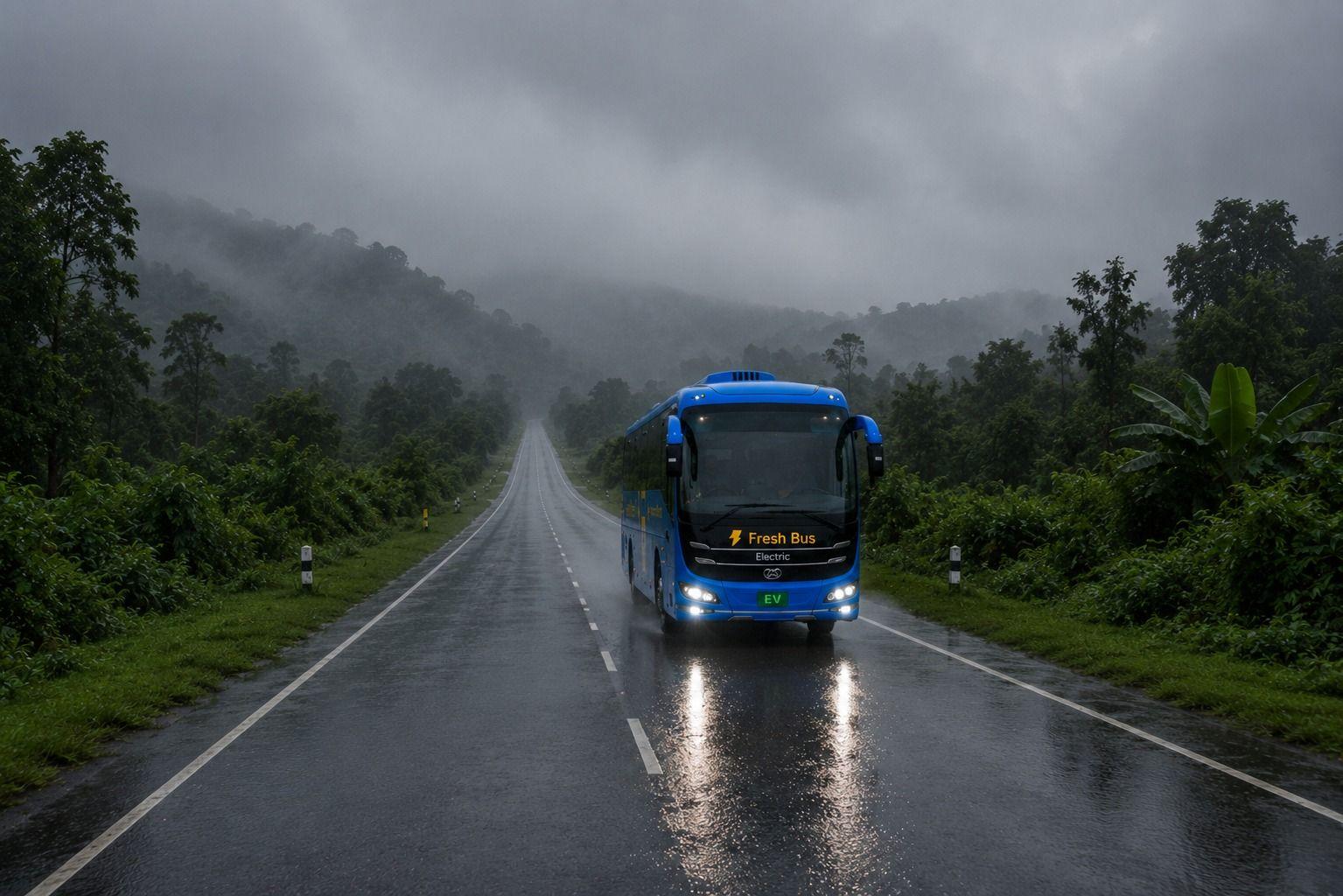 Enjoy Monsoon Road Trip from Bangalore to Coimbatore By Bus